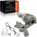 Frankberg 1x Turbolader Abgaskrümmer Einheit für VW Polo Seat Ibiza IV IV Sportcoupe IV ST Skoda Fabia II II Combi