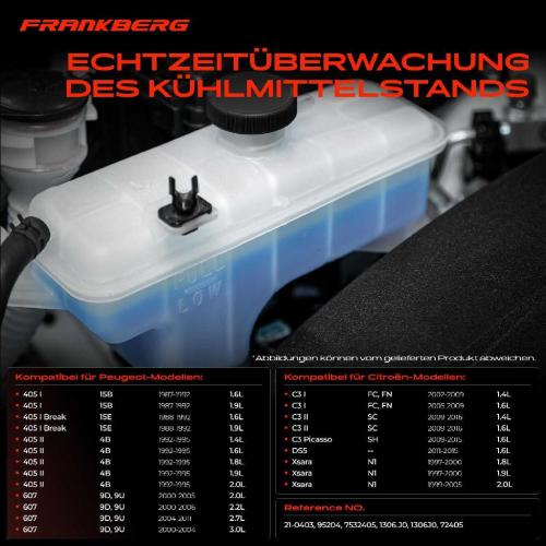 1x Kühlmittelstandssensor für Citroën Berlingo C3 C4 Xsara Peugeot 306 405 I II 607 Bild 1x Kühlmittelstandssensor für Citroën Berlingo C3 C4 Xsara Peugeot 306 405 I II 607