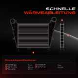 1x Ladeluftkühler Turbokühler für Audi A4 8K2 8W2 A6 4G A5 8T3 F53 F57 Q5 FYB 8RB