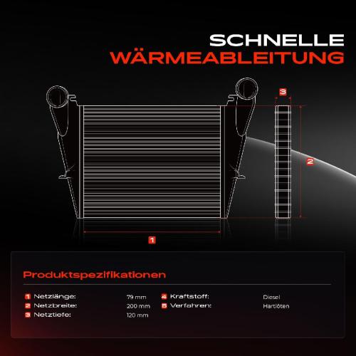 1x Ladeluftkühler Turbokühler für Audi A4 8K2 8W2 A6 4G A5 8T3 F53 F57 Q5 FYB 8RB Bild 1x Ladeluftkühler Turbokühler für Audi A4 8K2 8W2 A6 4G A5 8T3 F53 F57 Q5 FYB 8RB