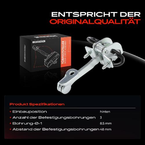 1x Türfeststeller Türfangband Türstopper Hinten für Alfa Romeo 147 937 1.6L 1.9L Bild 1x Türfeststeller Türfangband Türstopper Hinten für Alfa Romeo 147 937 1.6L 1.9L