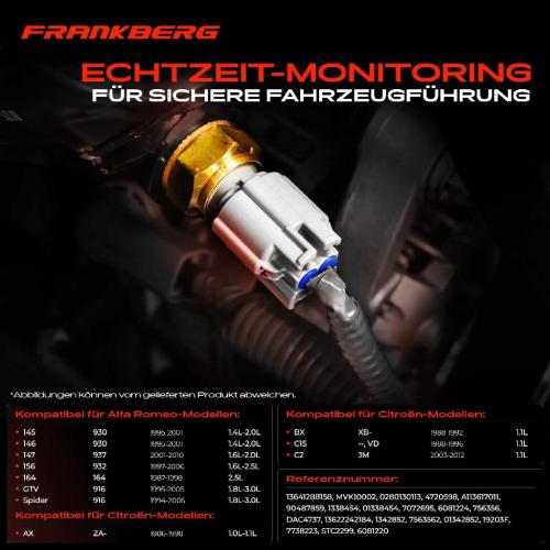 Frankberg 1x K hlmitteltemperatur Sensor Temperatursensor f r Volvo XC40 AlfaRomeo 156 Fiat Bild Frankberg 1x K hlmitteltemperatur Sensor Temperatursensor f r Volvo XC40 AlfaRomeo 156 Fiat