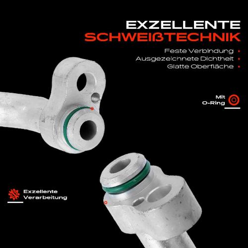 1x Niederdruckleitung Klimaanlage für VW New Beetle 1C1 9C1 1.8L 2.0L 1998-2001 Bild 1x Niederdruckleitung Klimaanlage für VW New Beetle 1C1 9C1 1.8L 2.0L 1998-2001