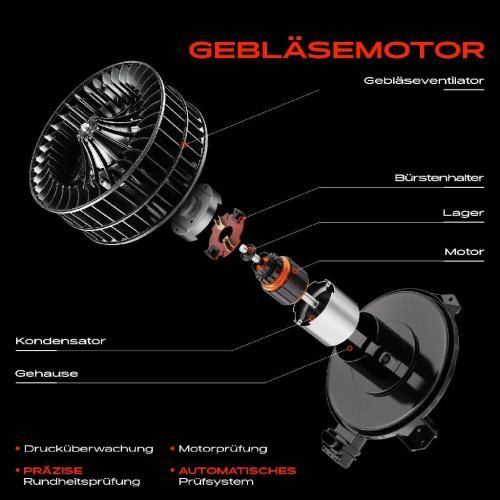 Frankberg 1x Gebläsemotor Innenraumgebläse für Audi 100 Avant C3 200 Avant V8 Bild Frankberg 1x Gebläsemotor Innenraumgebläse für Audi 100 Avant C3 200 Avant V8