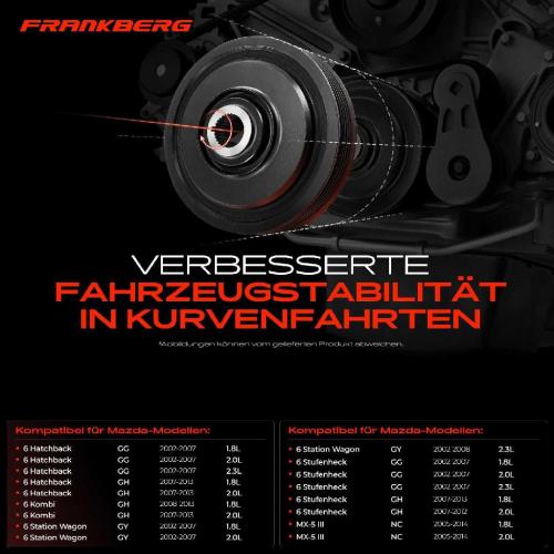 1x Riemenscheibe Kurbelwelle für Mazda 6 GG GH GY MX-5 III NC 1.8L 2.0L 2.3L Bild 1x Riemenscheibe Kurbelwelle für Mazda 6 GG GH GY MX-5 III NC 1.8L 2.0L 2.3L