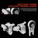2x Motorlager Drehmomentstützlager Vorne und Hinten für Chrysler 200 Jeep Cherokee KL 3.2L 3.6L