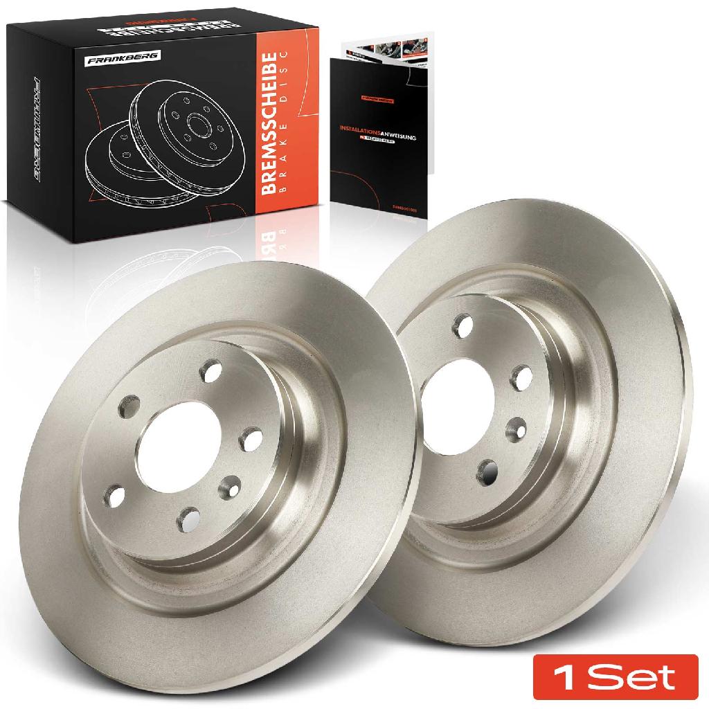 2x Bremsscheiben Hinterachse für Volvo S60 III S90 II V60 V90 Cross Country Kombi XC60 Bj ab 2016