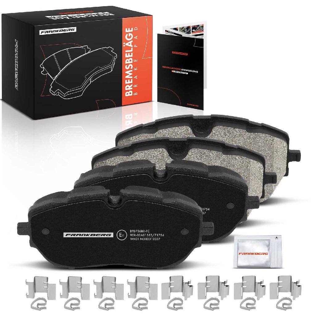 4x Bremsbeläge Vorderachse für DS DS7 Crossback Opel Grandland X Peugeot 3008 SUV 308 II SW 508 Vauxhall