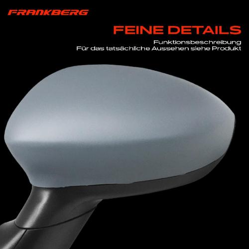 Frankberg 1x Außenspiegel Links für Fiat 500/595/695 312 0.9L 1.0L 1.2L 1.4L Bj ab 2007 Bild Frankberg 1x Außenspiegel Links für Fiat 500/595/695 312 0.9L 1.0L 1.2L 1.4L Bj ab 2007