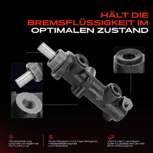 1x Hauptbremszylinder Bremszylinder für VW Transporter III Pritsche/Fahrgestell Kasten Bild 1x Hauptbremszylinder Bremszylinder für VW Transporter III Pritsche/Fahrgestell Kasten