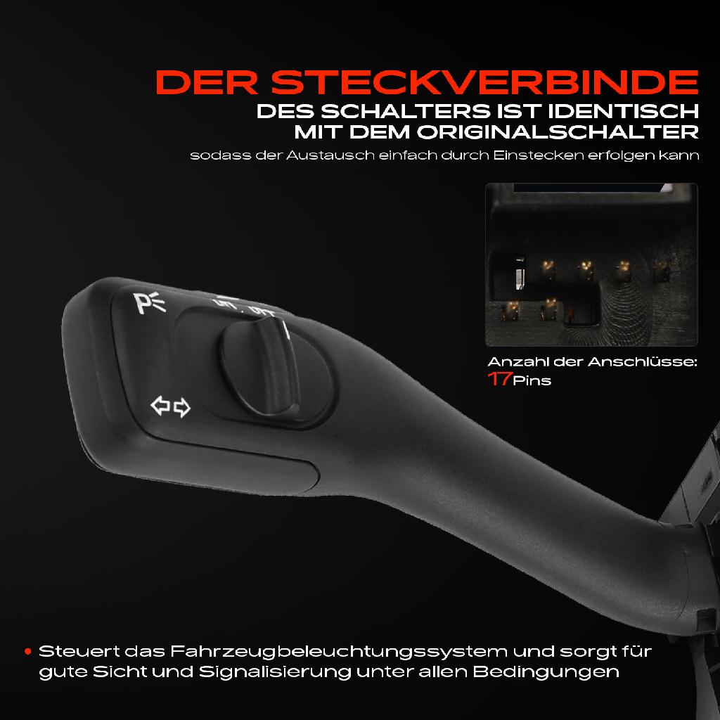 1x Kombischalter Lenkstockschalter für VW Golf IV Passat 3B2 3B3 3B5 Skoda Octavia I Seat