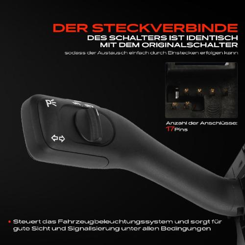 1x Kombischalter Lenkstockschalter für VW Golf IV Passat 3B2 3B3 3B5 Skoda Octavia I Seat Bild 1x Kombischalter Lenkstockschalter für VW Golf IV Passat 3B2 3B3 3B5 Skoda Octavia I Seat