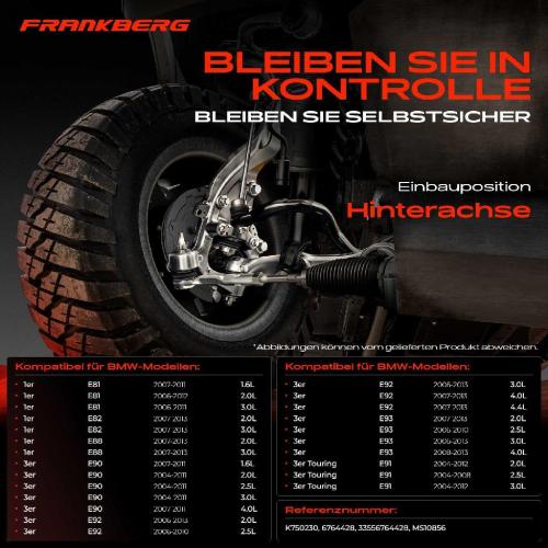 2x Koppelstange Hinterachse für BMW 1er E81 1er Cabriolet E88 1er Coupe E82 3er E90 3er Cabriolet E93 Bild 2x Koppelstange Hinterachse für BMW 1er E81 1er Cabriolet E88 1er Coupe E82 3er E90 3er Cabriolet E93