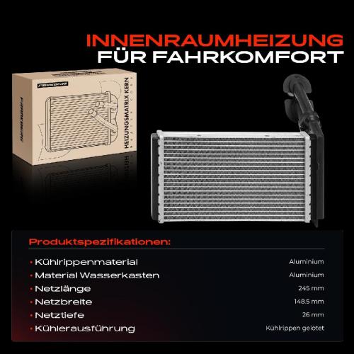 1x Wärmetauscher Innenraumheizung für VW Sharan 7M Seat Alhambra Ford Galaxy WGR Bild 1x Wärmetauscher Innenraumheizung für VW Sharan 7M Seat Alhambra Ford Galaxy WGR