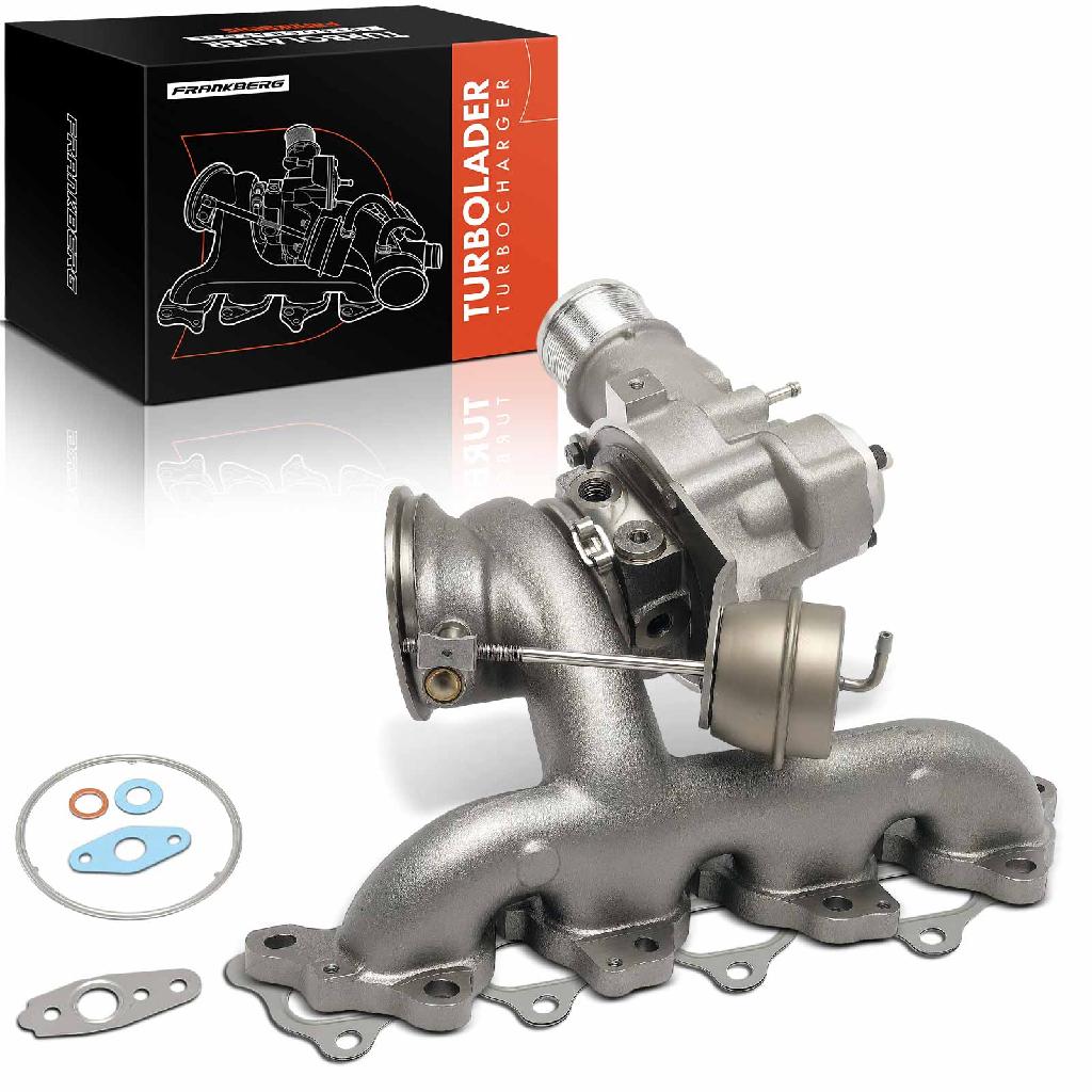 Frankberg 1x Turbolader Abgaskrümmer Einheit für Opel Astra H Caravan GTC Twintop J Stufenheck Corsa D Insignia A Saab