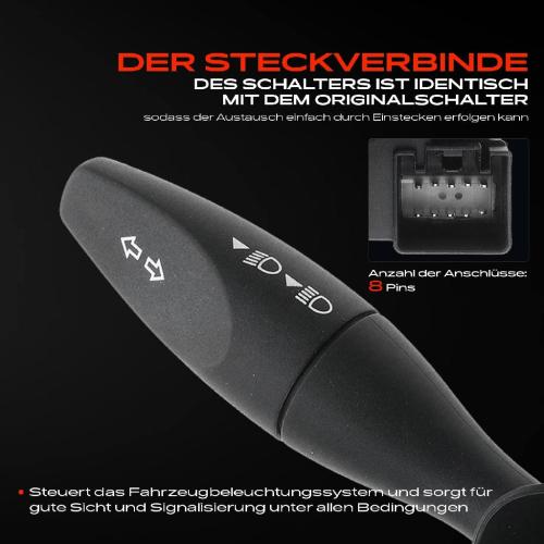 1x Kombischalter Lenkstockschalter für Ford Tourneo Connect Transit FA FM FN 2000-2013 Bild 1x Kombischalter Lenkstockschalter für Ford Tourneo Connect Transit FA FM FN 2000-2013