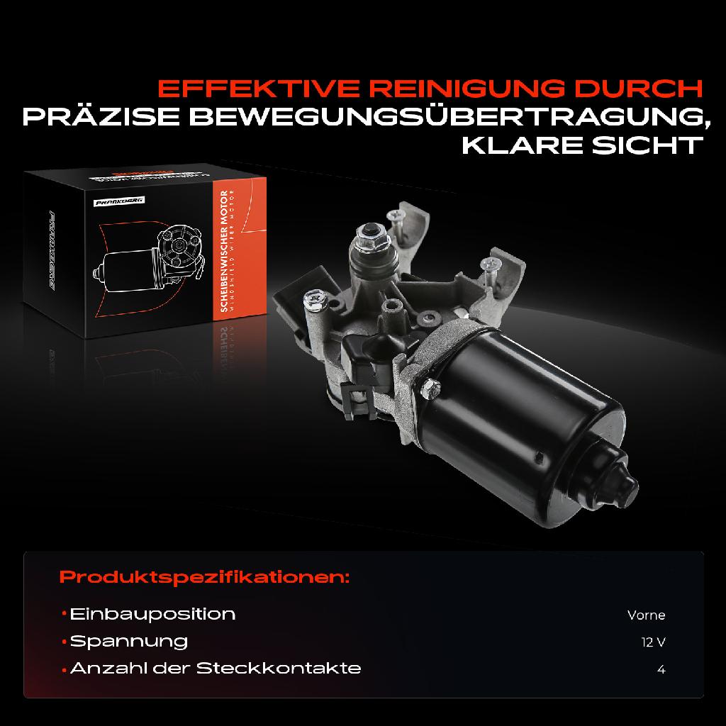 1x Wischermotor Scheibenwischermotor Vorne für Renault Clio III BR0/1 CR0/1 Clio Grandtour