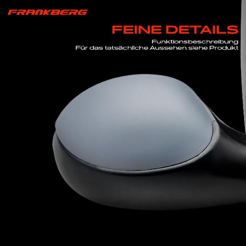 Frankberg 1x Außenspiegel Rechts für Peugeot 206 CC 2D 1.6L 2.0L 2000-2007 Bild Frankberg 1x Außenspiegel Rechts für Peugeot 206 CC 2D 1.6L 2.0L 2000-2007