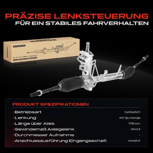 Frankberg 1x Lenkgetriebe Servolenkgetriebe für VW Polo 9N Skoda Fabia I 6Y Seat Ibiza III Bild Frankberg 1x Lenkgetriebe Servolenkgetriebe für VW Polo 9N Skoda Fabia I 6Y Seat Ibiza III