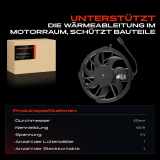 1x Motorkühller Einfachlüfter mit Kühlerlüfterrahmen Mercedes A-Klasse W169 B-Klasse W245 2004-2012