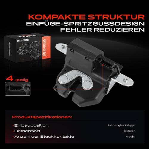 1x Türschloss Fahrzeugheckklappe für Fiat 500 312 Bravo II Grande Punto Lancia Delta 3 Bild 1x Türschloss Fahrzeugheckklappe für Fiat 500 312 Bravo II Grande Punto Lancia Delta 3