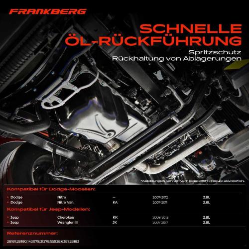 1x Ölwanne Motorölwanne für Jeep Wrangler III JK Cherokee KK Dodge Nitro 2.8L Bild 1x Ölwanne Motorölwanne für Jeep Wrangler III JK Cherokee KK Dodge Nitro 2.8L