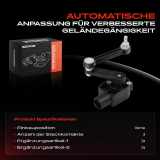 1x Höhensensor Niveauregulierung Hinten Links für VW Touareg 7L Audi Q7 4LB