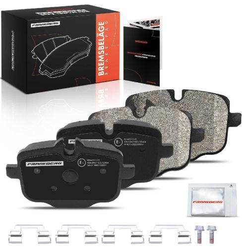 Frankberg 4x Bremsbeläge Hinterachse für BMW F10 F90 G30 F11 G31 F06 G32 F12 F13 G11 G12 2010-2025 Bild Frankberg 4x Bremsbeläge Hinterachse für BMW F10 F90 G30 F11 G31 F06 G32 F12 F13 G11 G12 2010-2025