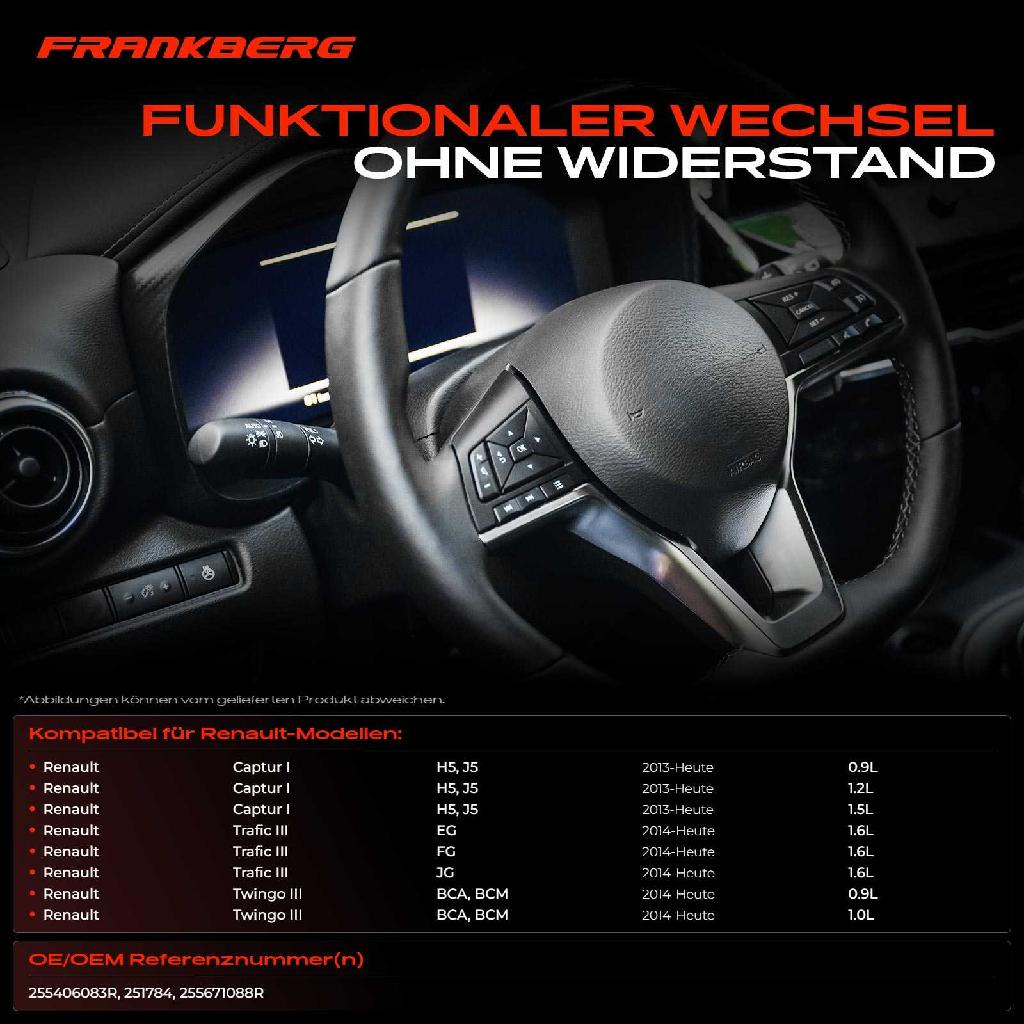 1x Kombischalter Lenkstockschalter für Renault Captur I H5 J5 Trafic 3 Bus JG Kasten FG