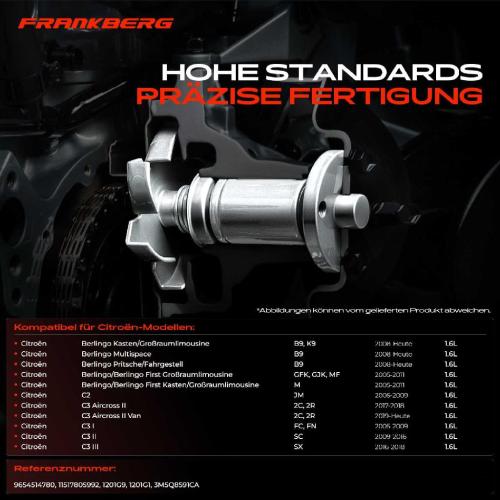 Frankberg 1x Wasserpumpe Kühlwasserpumpe für Citroën C3 Fiat Ford Mazda Opel MINI Peugeot Volvo 1.6L Bild Frankberg 1x Wasserpumpe Kühlwasserpumpe für Citroën C3 Fiat Ford Mazda Opel MINI Peugeot Volvo 1.6L