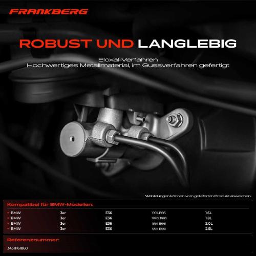 1x Hauptbremszylinder Bremszylinder für BMW 3er E36 316i 318i 320i 325td 1990-1998 Bild 1x Hauptbremszylinder Bremszylinder für BMW 3er E36 316i 318i 320i 325td 1990-1998