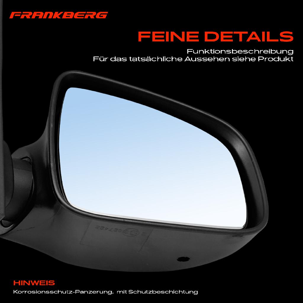 1x Außenspiegel Rechts für Dacia Logan II Sandero II 0.9L 1.0L 1.2L 1.5L 1.6L 2012-2024