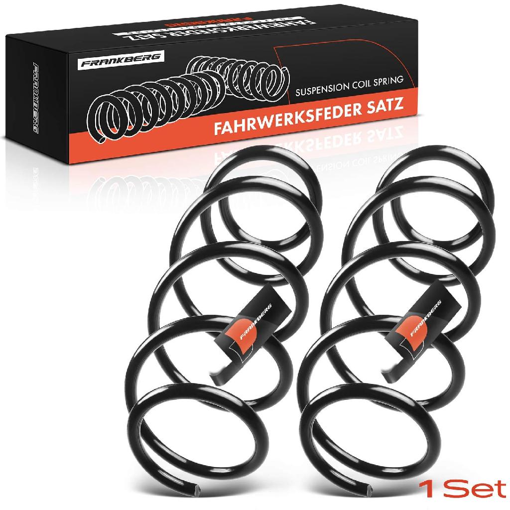 Frankberg 2x Fahrwerksfeder Vorderachse für Fiat 500 312 1.2L Bj ab 2007