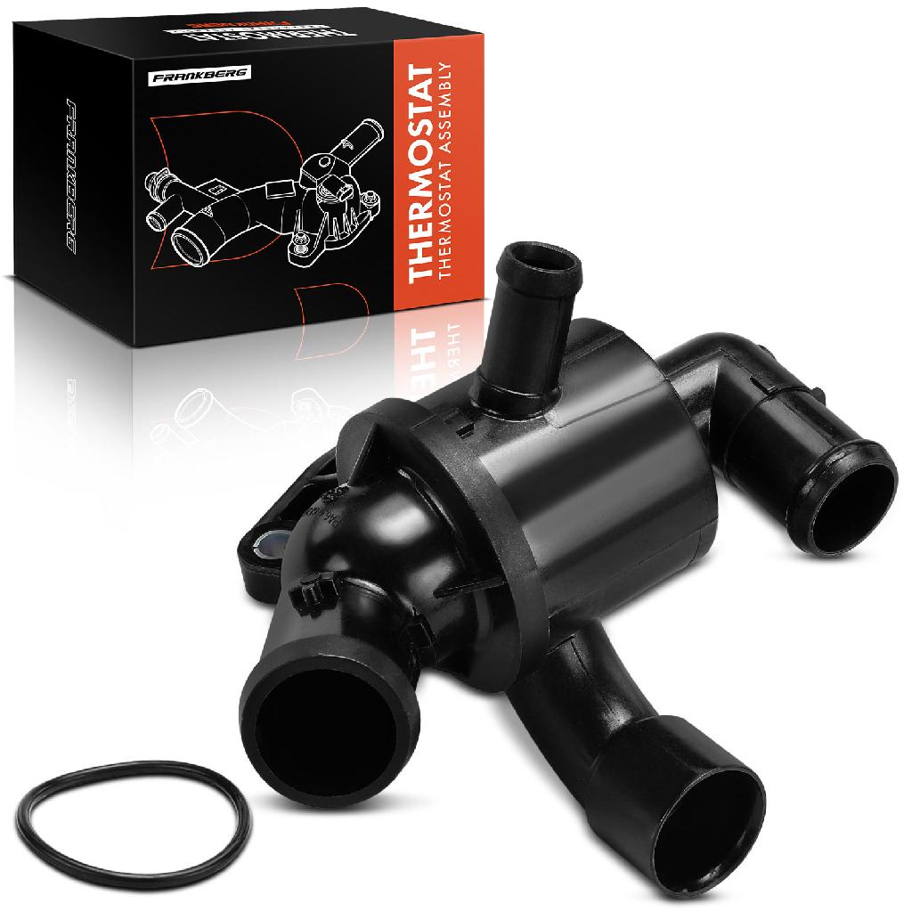 Frankberg 1x Thermostat Kühlmittel für VW Golf VI Passat Beetle CC Caddy TouranV Audi A1 A3 Q3