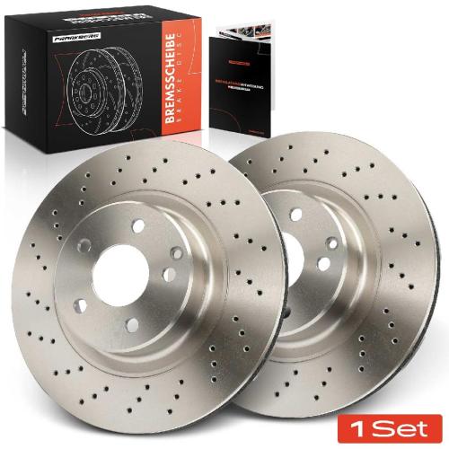 2x Bremsscheiben Hinterachse für Mercedes-Benz C190 X290 R190 W205 A205 C205 S205 Bj ab 2012 Bild 2x Bremsscheiben Hinterachse für Mercedes-Benz C190 X290 R190 W205 A205 C205 S205 Bj ab 2012