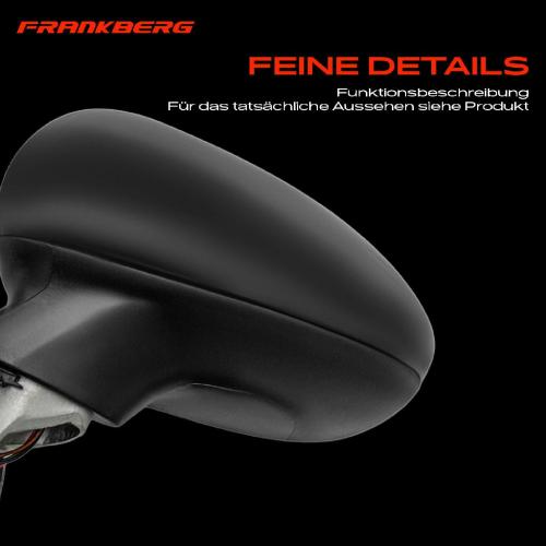 Frankberg 1x Außenspiegel Links für KIA Rio II Stufenheck Rio III JB UB 1.6L 2005-2021 Bild Frankberg 1x Außenspiegel Links für KIA Rio II Stufenheck Rio III JB UB 1.6L 2005-2021