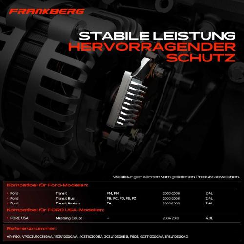 1x Lichtmaschinenregler Generatorregler für Ford Transit Bus FORD USA Mustang Bild 1x Lichtmaschinenregler Generatorregler für Ford Transit Bus FORD USA Mustang