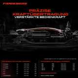 2x Seilzug Feststellbremse Hinterachse beidseitig für Citroën C4 I Coupe LA LC Peugeot 307 CC