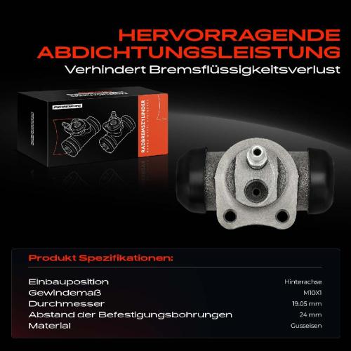 1x Radbremszylinder Hinten für Opel Astra F Corsa Vectra Chevrolet Daewoo Espero Bild 1x Radbremszylinder Hinten für Opel Astra F Corsa Vectra Chevrolet Daewoo Espero