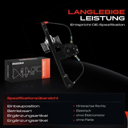 1x Fensterheber Hinten Rechts für VW Golf 3 1H1 1H5 Vento 1H2 1H4839462 Bild 1x Fensterheber Hinten Rechts für VW Golf 3 1H1 1H5 Vento 1H2 1H4839462