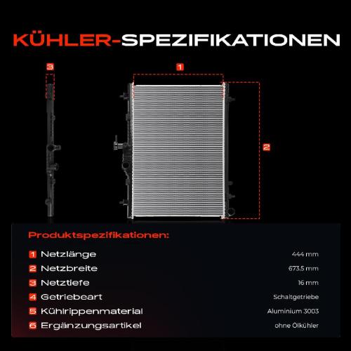 1x Kühler Wasserkühler Motorkühler für Renault Koleos HY Bj ab 2008 Bild 1x Kühler Wasserkühler Motorkühler für Renault Koleos HY Bj ab 2008