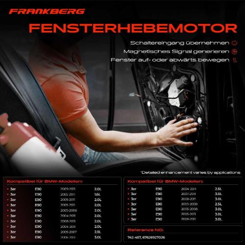 1x Fensterhebermotor für BMW 3er Touring E90 E91 2004-2012 Bild 1x Fensterhebermotor für BMW 3er Touring E90 E91 2004-2012