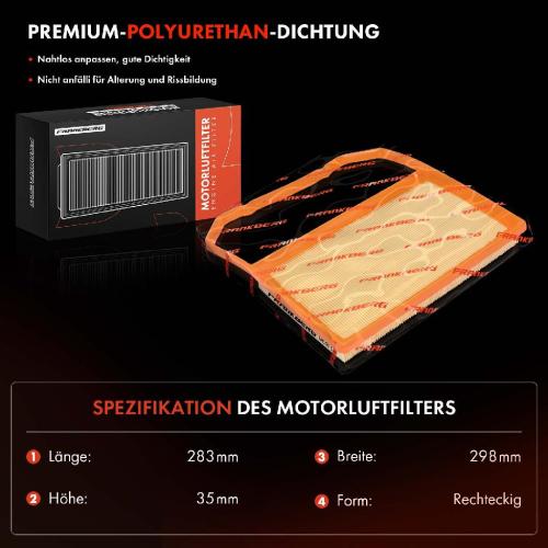 1x Luftfilter Filtereinsatz für VW Polo 6R UP! Skoda Citigo Fabia 3 Seat Ibiza 4 Mii Bild 1x Luftfilter Filtereinsatz für VW Polo 6R UP! Skoda Citigo Fabia 3 Seat Ibiza 4 Mii