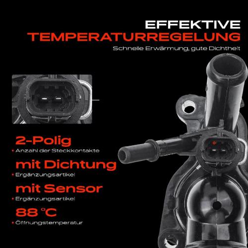 1x Thermostat Kühlmittel für Fiat 500X Tipo Jeep Renegade 1.6L Bj ab 2014 Bild 1x Thermostat Kühlmittel für Fiat 500X Tipo Jeep Renegade 1.6L Bj ab 2014