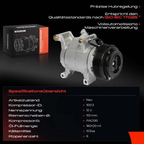 1x Klimakompressor für Mazda 3 BM BN 6 Kombi GJ GH GL CX-5 KE KF Bj ab 2011 Bild 1x Klimakompressor für Mazda 3 BM BN 6 Kombi GJ GH GL CX-5 KE KF Bj ab 2011