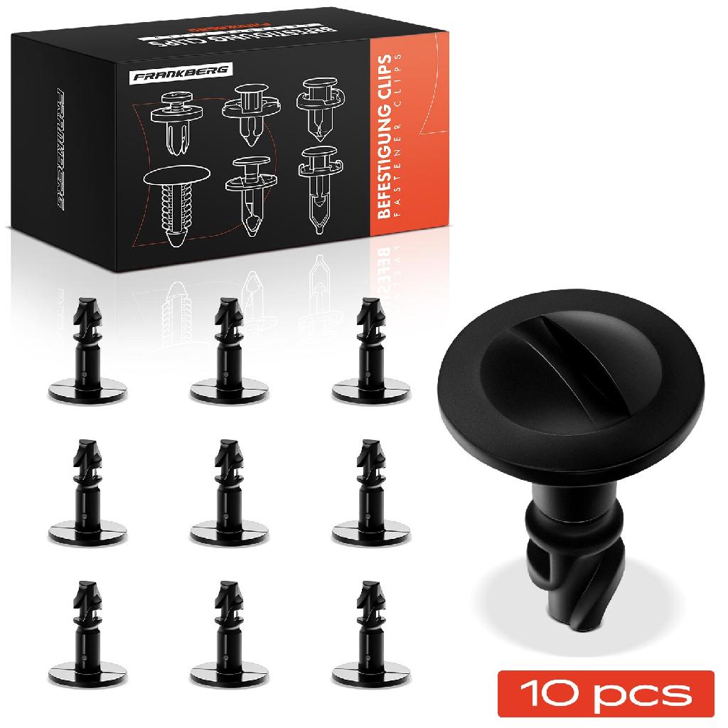 Frankberg 10x Befestigungsclips Motor Unterboden für VW Passat Audi A3 A4 A6 Seat Exeo