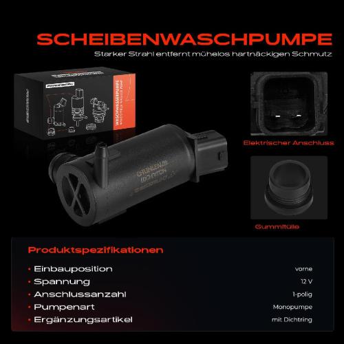 1x Waschwasserpumpe Scheibenreinigung Vorne für Hyundai Tucson iX35 KIA Optima Bild 1x Waschwasserpumpe Scheibenreinigung Vorne für Hyundai Tucson iX35 KIA Optima