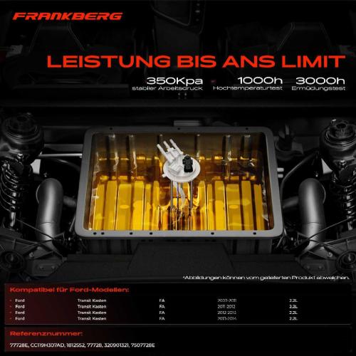 1x Kraftstoffpumpe für Ford Transit Kasten FA 2.2L 2007-2014 Bild 1x Kraftstoffpumpe für Ford Transit Kasten FA 2.2L 2007-2014