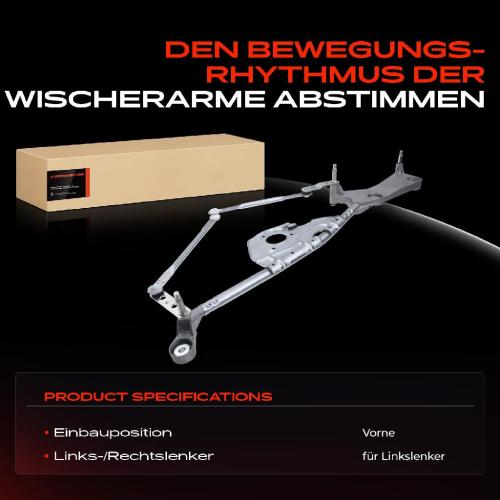 1x Wischergestänge Vorne für Mercedes-Benz M-Klasse W164 GL-Klasse X164 Bild 1x Wischergestänge Vorne für Mercedes-Benz M-Klasse W164 GL-Klasse X164