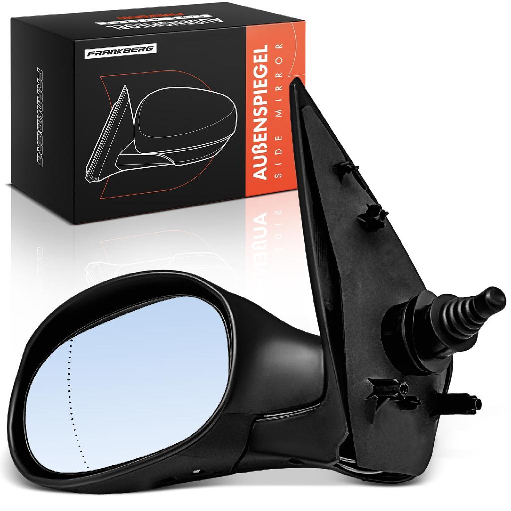 Frankberg 1x Außenspiegel Links für Peugeot 206 Schrägheck 206 Van 2A/C 1998-2009